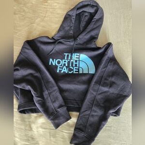The North Face Women's Cropped Black Hoodie